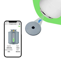 Jauge de niveau intelligente pour bouteille de gaz GPL, capteur à ultrasons BLE pour réservoirs de cuisine, détecteur de propane et de butane sans contact avec alertes via application