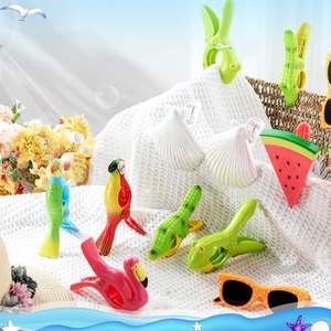 مشابك بلاستيكية كبيرة الحجم من ABS لتثبيت المناشف على كراسي الشاطئ، مقاومة للرياح - Product Image 3