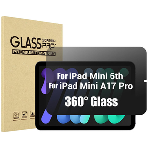 <span class=keywords><strong>Verre</strong></span> trempé anti-espion à 4 voies pour iPad Mini 7ème génération (A17 Pro) 2024 / Mini 6ème génération 8,3 pouces 2021, film <span class=keywords><strong>de</strong></span> protection <span class=keywords><strong>en</strong></span> <span class=keywords><strong>verre</strong></span> trempé anti-espion à 360 degrés - Product Image 1