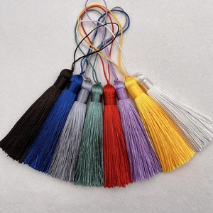 Colgantes de borlas de poliéster de seda helada suave de 8 cm de largo Decoraciones colgantes de flecos <span class=keywords><strong>Humpty</strong></span> <span class=keywords><strong>Dumpty</strong></span> para cortinas y textiles para el hogar - Product Image 1