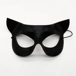 Masque en dentelle pour cosplay d'Halloween 2024, masque pour femme, demi-visage, maquillage, fête, danse, renard, œil de chat sexy - Product Image 6