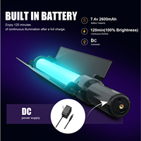 Bâton de couleur Led RGB Tube USB Lampe De Poche Rechargeable Rotatif Debout Selfie Vidéo Studio Lumière pour Vidéo et Photographie