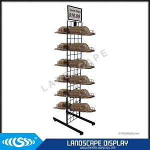 Estante ajustable de metal para sombrero, estante de exhibición de gorra de béisbol de alambre, estante de sombrero de fedora de alambre de metal hecho a medida - Product Image 3