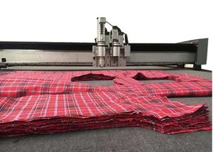 Machine de découpe à couteau vibrant haute vitesse multi-couches pour tissus, rideaux, tissus tricotés, industrie de l'habillement - Product Image 5
