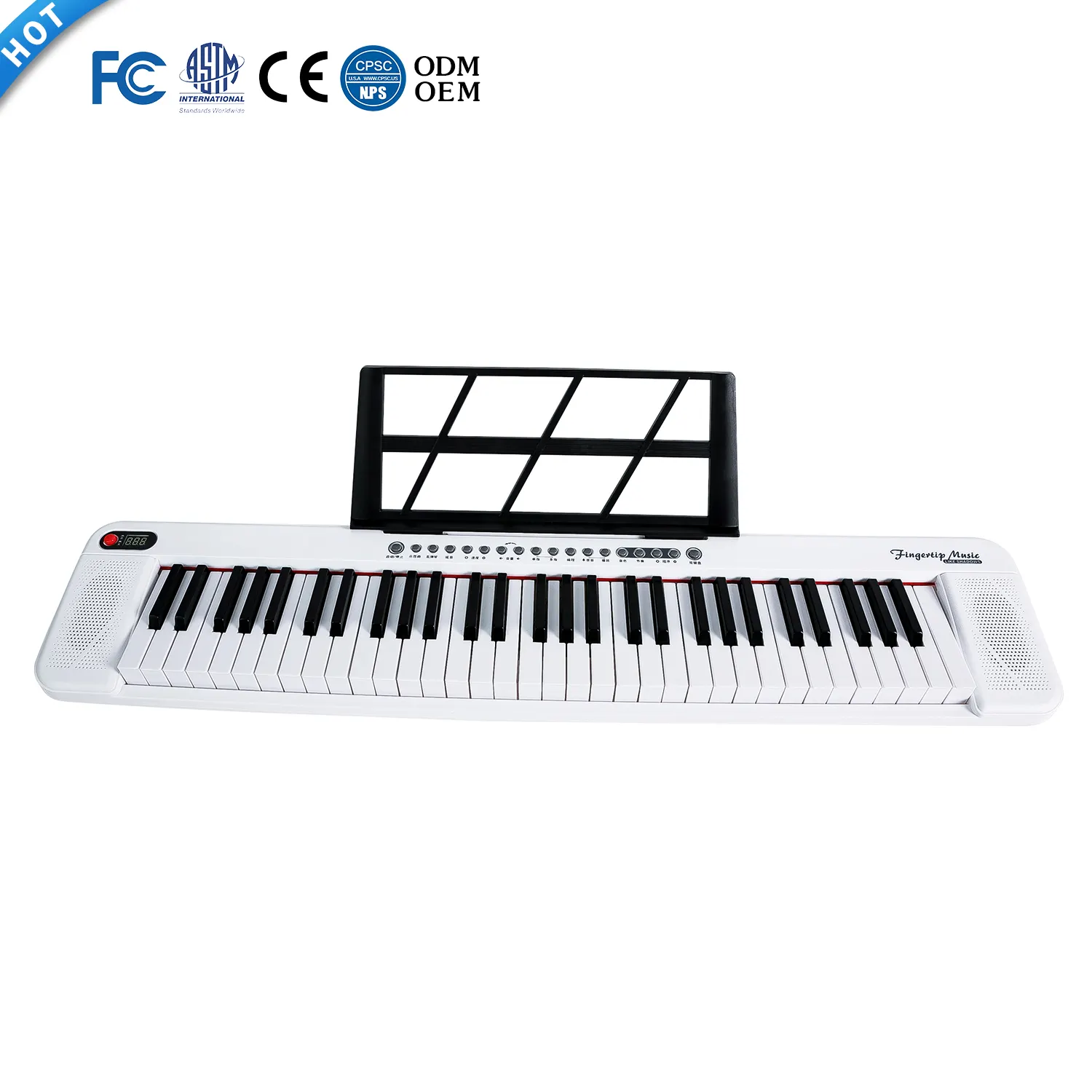 61 tasti tastiera tastiera musicale organo elettronico giocattolo strumento musicale con microfono
