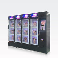 Máquina Expendedora de Flores Automatizada Premium, Inteligente y Conveniente, Máquina Expendedora de Ramos Frescos con Marca Personalizada