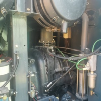 Compresseur d'air Airman PDSK1200S d'occasion, quatre roues, 3000 heures de fonctionnement, année 2015, en vente