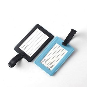 Hotel Luggage Tags Maker Custom Made Printed Name Logo PVC Letter Pattern Promotion Gift with <b>Blank</b> Card - Product Image 2