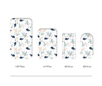 Couverture de lit bébé en polyester tissé, drap de lit pour nouveau-né, literie pour enfants, couverture de lit matelassé, une pièce