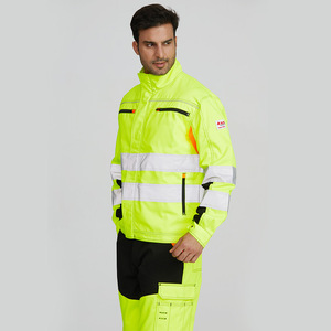 Chaqueta de Seguridad XK de Alta Visibilidad con Costuras Reforzadas, Grado Profesional para Uso Industrial - Product Image 1