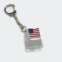 Mini clavier Keycap décompression chaîne amusant Fidget jouet bureau bureau Gadget porte-clés