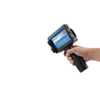 Imprimante d'étiquettes à jet d'encre portable 12,7 mm avec écran tactile et batterie intégrée pour carton, papier, plastique - Impression de logo, date, code QR