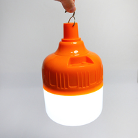 Haute luminosité à piles 100w 150w 200w 300w Led lumière d'ampoule rechargeable d'urgence