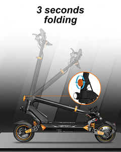 Scooter Eléctrico WildStride de 10 Pulgadas con Motor sin Escobillas para Adultos, Plegable, Resistente al Agua, Capacidad de Carga de 150 kg, Scooter E9T - Product Image 3