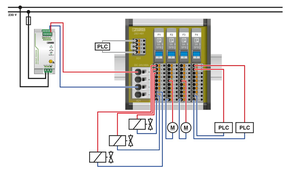 2866763 QUINT-PS/1AC/24DC/10 Alimentation industrielle double 24V 10A AC-DC sur rail DIN - Product Image 5
