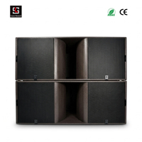 Aktif 18 İnç Subwoofer Hoparlör Çift 18" 8000W Profesyonel Ses Hoparlör Sistemi Line Array Hoparlör Sistemi Etkinlikler İçin