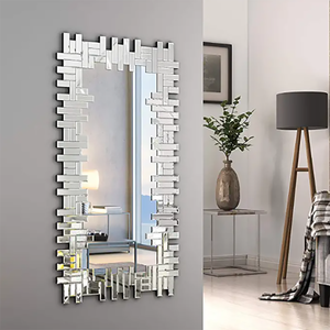 Miroirs muraux décoratifs d'art, <span class=keywords><strong>grand</strong></span> <span class=keywords><strong>miroir</strong></span> vénitien grec <span class=keywords><strong>pour</strong></span> hôtel, maison, coiffeuse, <span class=keywords><strong>miroir</strong></span> argenté <span class=keywords><strong>pour</strong></span> salon, chambre à coucher, <span class=keywords><strong>couloir</strong></span> - Product Image 3