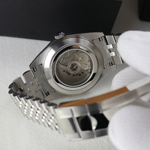 Reloj de Pulsera Minimalista con Bisel de Zafiro, 36mm o 39mm de Diámetro, Fondo de Caja Transparente, Movimiento NH35, Reloj Mecánico para Hombre - Product Image 5