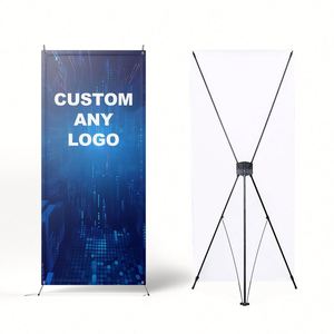 Promotion Product Custom Printed 180x80cm Portable X <b>Banner</b> Stand Retractable Advertising Display for Trade Shows - Product Image 3