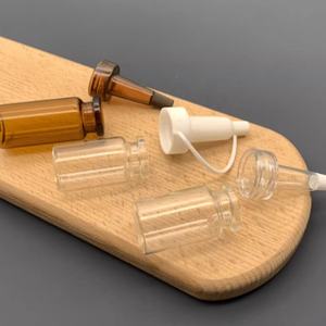 Botella de Vidrio Vacía al por Mayor con Tapa de <span class=keywords><strong>Trompeta</strong></span> de 20 mm con Cabeza de Plástico para Gotero, para Medicamentos - Product Image 3