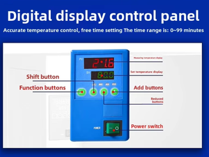 Edelstahl labor Thermostat gerät Elektrische Heizung Konstanttemperatur-Inkubator für Mikrobiologie labor - Product Image 6