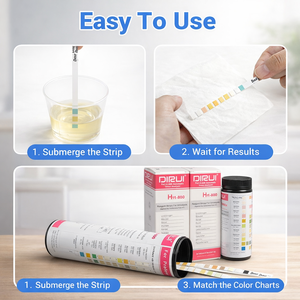 Bandelettes de <span class=keywords><strong>test</strong></span> urinaire haute précision à 11 paramètres pour l'analyse urinaire en laboratoire clinique hospitalier et le dépistage de santé régulier - Product Image 4