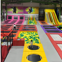 Parc de trampolines sur mesure de grande taille, aire de jeux intérieure, trampolines d'extérieur, vente directe d'usine