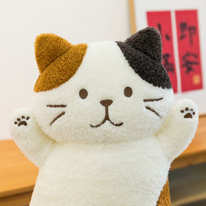 Wholesale Long <b>Cat</b> <b>Plush</b> Pillow - Cute Stuffed Animal Toy for Girls, Soft Doll-like Throw Pillow Gift - Product Image 2