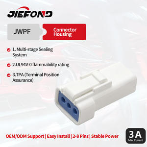 ขั้วต่อไฟฟ้าสำหรับยานยนต์ Jiefond JST Series แบบ 3 ขา ตัวผู้/ตัวเมีย  หน้าสัมผัสทองแดงเคลือบดีบุก  วัสดุไนลอน  กันน้ำระดับ IP65 รุ่น <span class=keywords><strong>03R</strong></span>-<span class=keywords><strong>JWPF</strong></span>-<span class=keywords><strong>VSLE</strong></span>-<span class=keywords><strong>S</strong></span> - Product Image 4