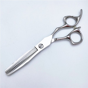 Ciseaux de coiffure professionnels 62 mm, ciseaux à effiler pour droitiers, usage en salon de beauté, longueur de lame personnalisable CF54 - Product Image 5