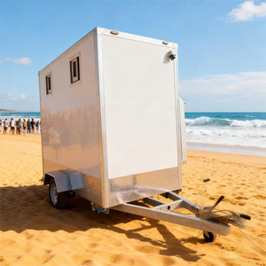 Rimorchio per bagno Mobile con doccia e ruote da esterno WC portatile realizzato in cina WC per bagno - Product Image 4