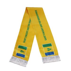 Nuevo Producto: Bufandas Personalizadas con la Bandera de las Granadinas, Características de Aint Vincent, para Fans y Seguidores del Club - Product Image 2