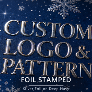 Custom Printed Christmas Gift Box with Integrated Carry Handle and Gold <strong>Starburst</strong> for Christmas Retail Packaging - Product Image 4