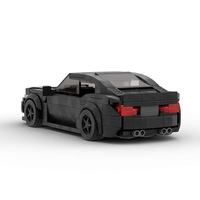 Blocs de construction MOC compatibles avec M4, jouet de montage DIY, voiture classique, décoration créative, modèle de bureau, briques, jouets