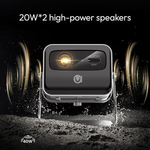 [Échantillon gratuit pour les distributeurs] <span class=keywords><strong>Projecteur</strong></span> domestique BYINTEK V80 2200 ANSI DLP avec support, prise en charge 1080P et 4K pour un cinéma maison immersif - Product Image 2