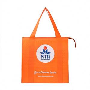 Sac de courses isotherme en non-tissé de grande taille personnalisé de haute qualité - Product Image 2