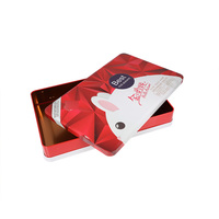Boîte en fer blanc personnalisée de qualité alimentaire pour l'emballage de biscuits, bonbons et snacks