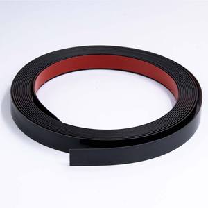 Bande de bordure décorative en <span class=keywords><strong>PVC</strong></span> autocollante, résistante à l'eau, écologique, noire, flexible, Dedong 45 mm - Product Image 3