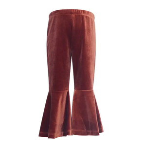 Venta al por mayor bebé niña niños invierno grueso terciopelo Flare pantalones de <span class=keywords><strong>campana</strong></span> - Product Image 3