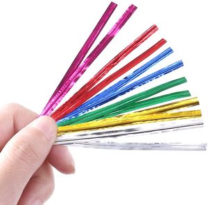 Không Sao 500 yards kim loại Twist quan hệ cho trang phục & trang trí sử dụng cho bánh mì kẹo Túi & bên - Product Image 4