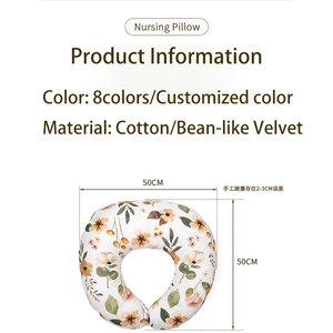 Seamind หมอนให้นมบุตรหลังคลอดรูปตัวยูพร้อมโลโก้ออกแบบได้ตามต้องการป้องกันการอาเจียนจากน้ำนมทำให้ทารกนอนและถือหมอนให้อาหาร - Product Image 6