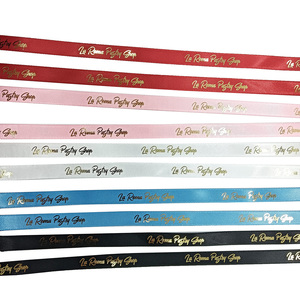 Nastri Personalizzati per Confezioni, Nastro in Raso 100 Iarde/Rotolo con Logo Personalizzato, Alta Qualità, Design Gratuito - Product Image 6