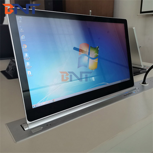 Không cần giấy tờ hệ thống hội nghị 15.6 inch bàn cơ giới Màn hình LCD nâng siêu mỏng và siêu hẹp cạnh - Product Image 3