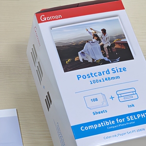 Papier photo brillant Selphy, papier photo Kp108in compatible avec <span class=keywords><strong>Canon</strong></span> 4" x 6'' pour <span class=keywords><strong>Canon</strong></span> <span class=keywords><strong>CP1300</strong></span> CP1500 CP1200 CP1000 - Product Image 2