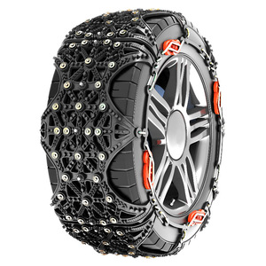 Cadenas de <span class=keywords><strong>nieve</strong></span> de envoltura completa engrosadas cifradas negras Cadenas de coche de nuevo modelo diseñadas <span class=keywords><strong>para</strong></span> sedanes y SUV - Product Image 1