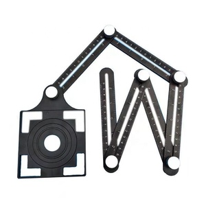 Hợp kim nhôm 6-Fold góc Đo Cai Trị gạch lỗ định vị phụ kiện - Product Image 3