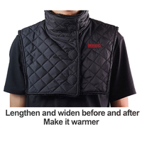 Calentador de cuello deportivo impermeable para invierno, bufanda para motocicleta con forro polar grueso para esquí, snowboard, bicicleta, motocicleta, ciclismo, senderismo