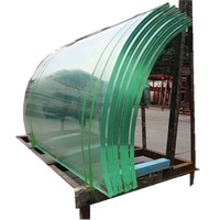 Panneaux en verre trempé courbé de haute qualité pour salle de bain, escalier extérieur, prix compétitifs, garantie de 5 ans