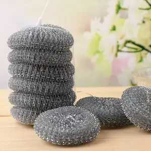 Bola de fio de aço galvanizado para limpeza de cozinha, melhor venda, eco friendly, limpeza