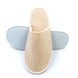 Zapatillas de hotel desechables de diseño simple para SPA Logotipo personalizable - Product Image 4